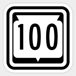 HWY 100 Sticker